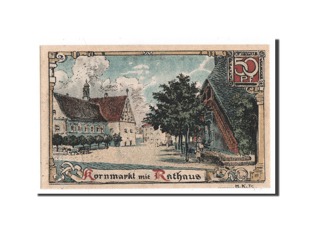 Banknote, Germany, Buttstadt Stadt, 50 Pfennig, UNC(65-70), Mehl:211.1a