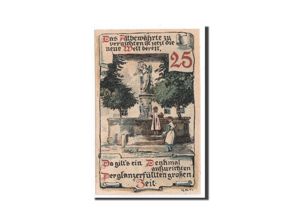 Banknote, Germany, Buttstadt Stadt, 25 Pfennig, UNC(65-70), Mehl:211.1a