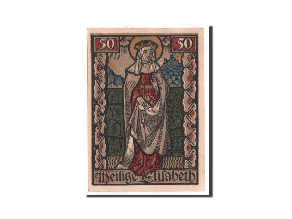 Banknote, Germany, Eisenach Stadt, 50 Pfennig, UNC(65-70), Mehl:320.4