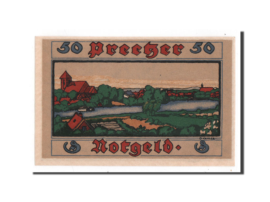 Billet, Allemagne, Preetz, 50 Pfennig, 1921, 1921-04-01, NEUF, Mehl:1071.3