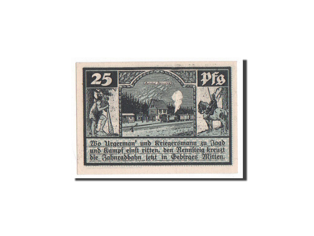 Banknote, Germany, Schmiedfeld Gemeinde, 25 Pfennig, UNC(65-70), Mehl:1187.2