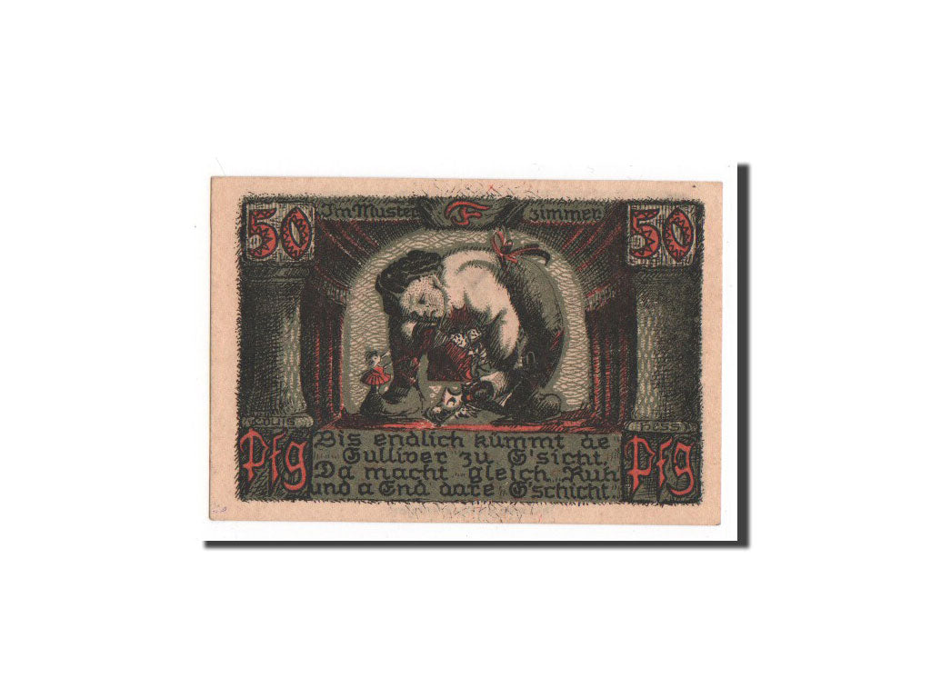 Banknote, Germany, Sonneberg, 50 Pfennig, UNC(65-70), Mehl:1244.2