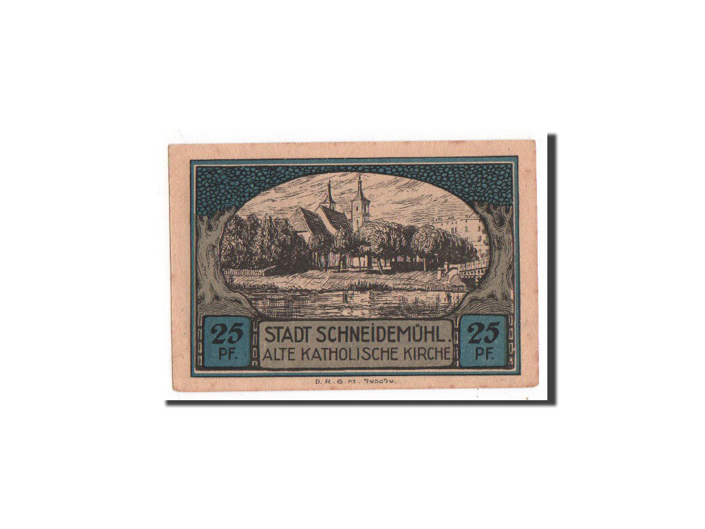 Billet, Allemagne, 25 Pfennig, SPL+