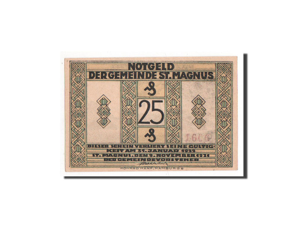 Banknote, Germany, Hannover, 25 Pfennig, 1921, UNC(64), Mehl:1166.1