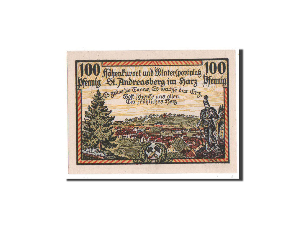 Banknote, Germany, Hannover, 100 Pfennig, 1921, UNC(65-70), Mehl:1164.1b