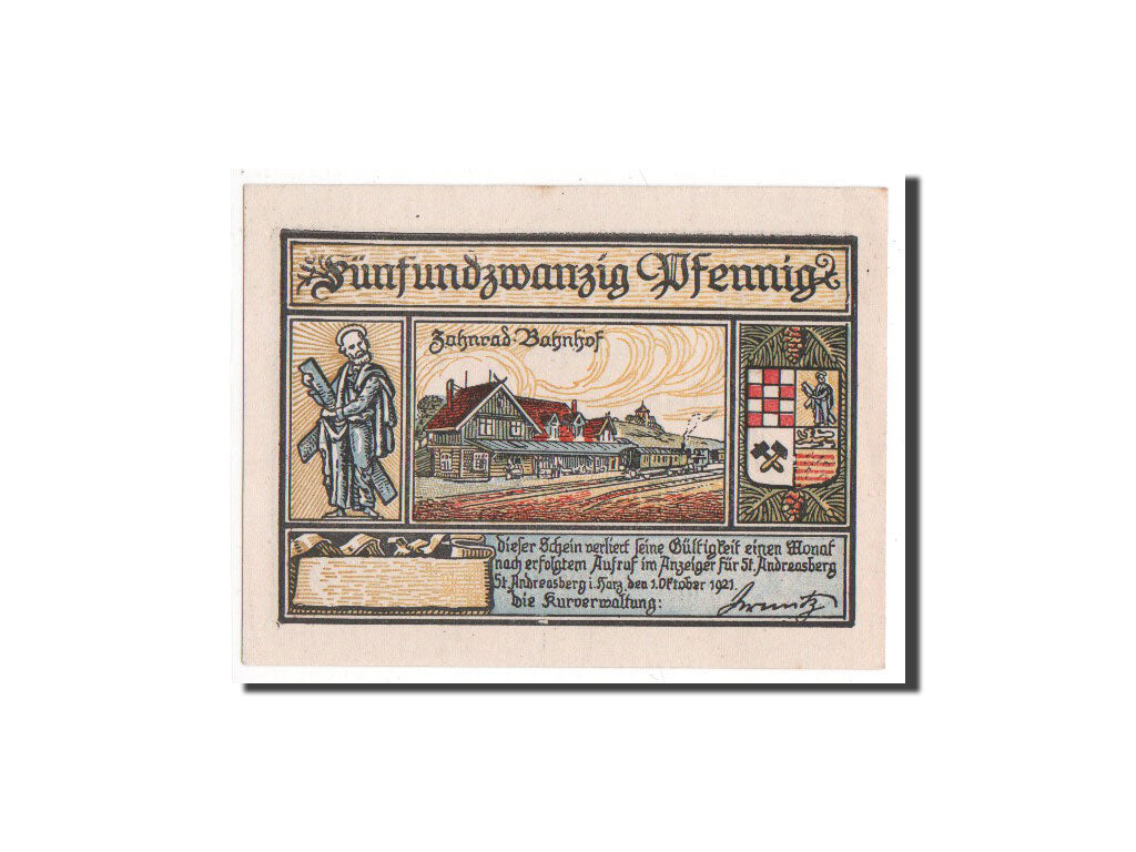 Banknote, Germany, Hannover, 25 Pfennig, 1921, UNC(65-70), Mehl:1164.1b