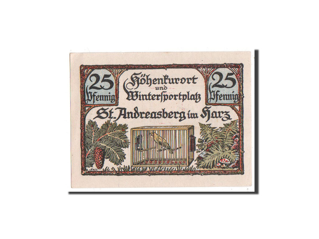 Banknote, Germany, Hannover, 25 Pfennig, 1921, UNC(65-70), Mehl:1164.1b