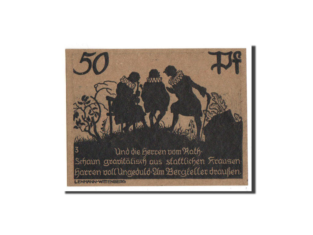 Banknote, Germany, Provinz Sachsen, 50 Pfennig, 1921, UNC(65-70), Mehl:1186.1a