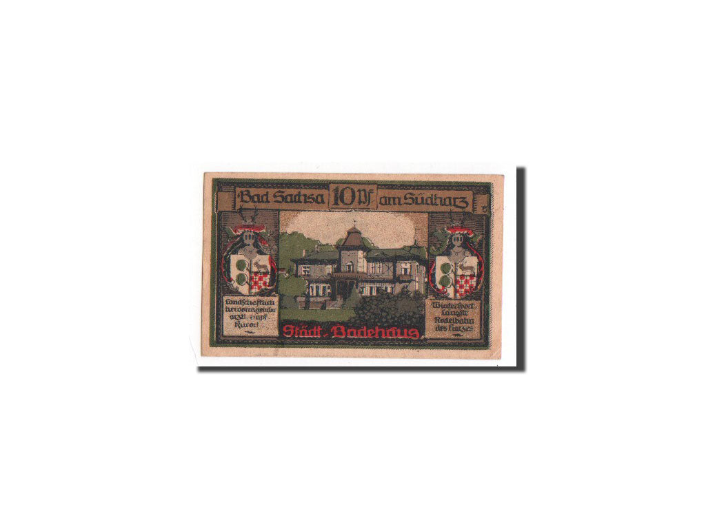 Banknote, Germany, Sachsa, 10 Pfennig, 1921, UNC(64), Mehl:1157.2