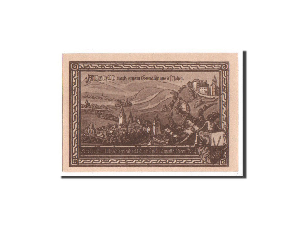 Banknote, Germany, Allstedt, 50 Pfennig, 1921, UNC(65-70), Mehl:15.1
