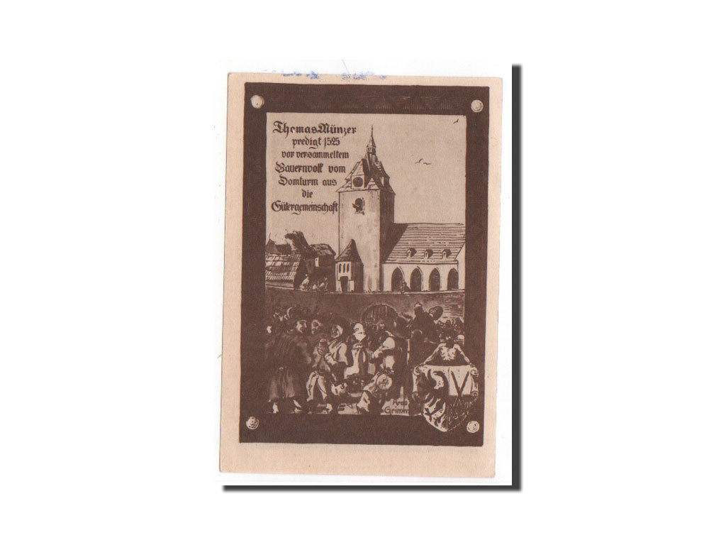Banknote, Germany, Allstedt, 25 Pfennig, 1921, UNC(65-70), Mehl:15.1