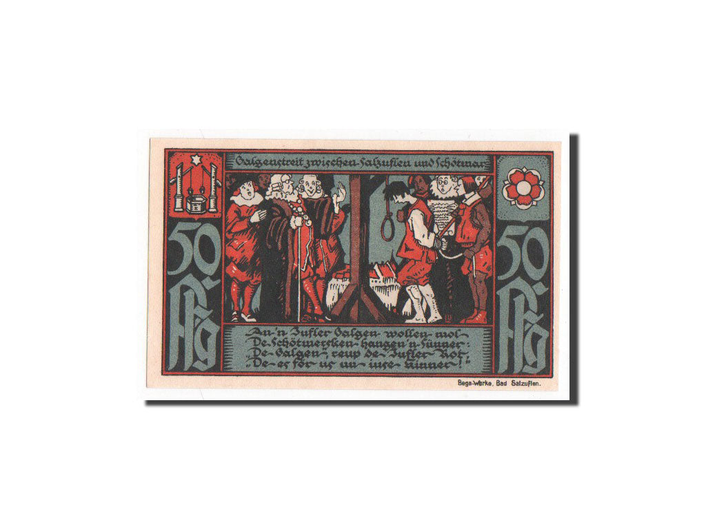 Banknote, Germany, Salzuflen Bad, 50 Pfennig, 1921, 1921-05-01, UNC(65-70)