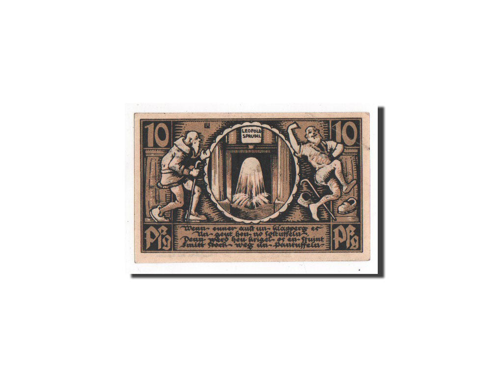 Banknote, Germany, Salzuflen Bad, 10 Pfennig, 1921, 1921-05-01, UNC(64)