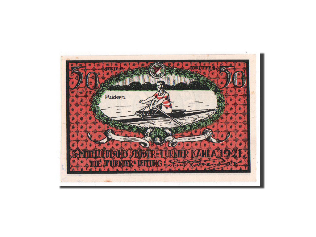 Banknote, Germany, Kahla Stadt, 50 Pfennig, UNC(65-70), Mehl:667.2