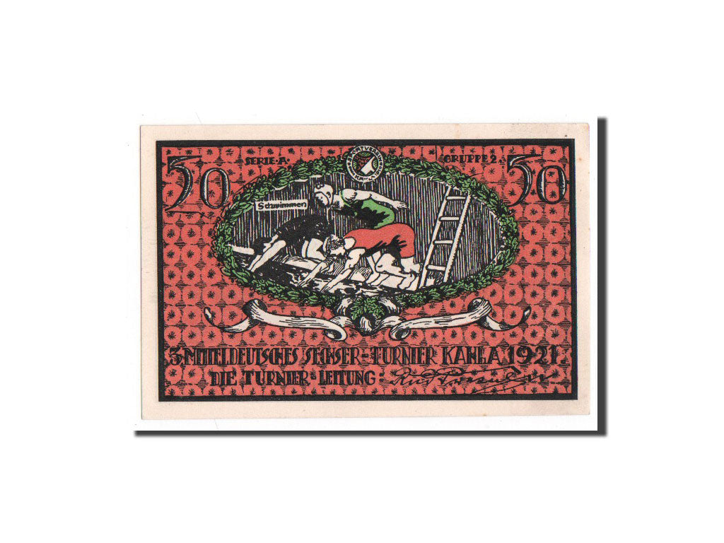 Banknote, Germany, Kahla Stadt, 50 Pfennig, UNC(65-70), Mehl:667.2
