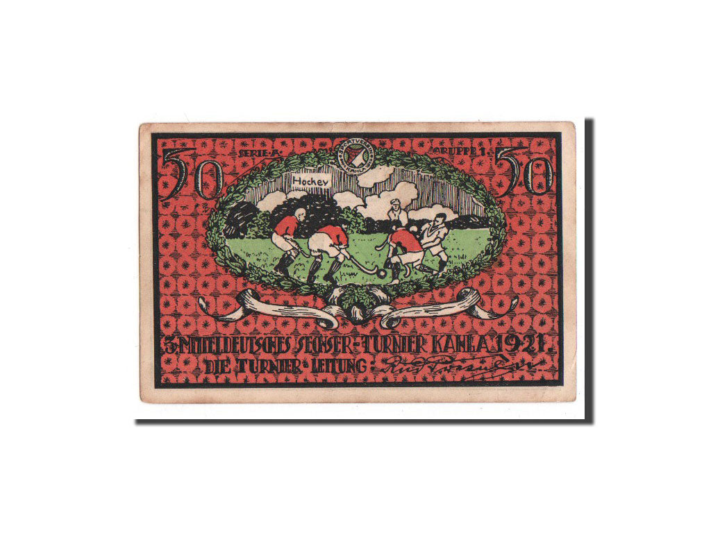 Banknote, Germany, Kahla Stadt, 50 Pfennig, UNC(65-70), Mehl:667.2