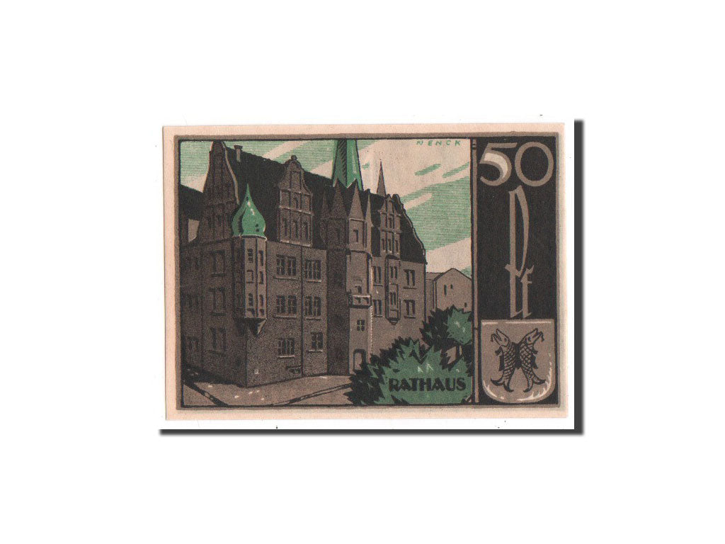 Banknote, Germany, Saalfeld, 50 Pfennig, 1921, UNC(65-70), Mehl:1155.3