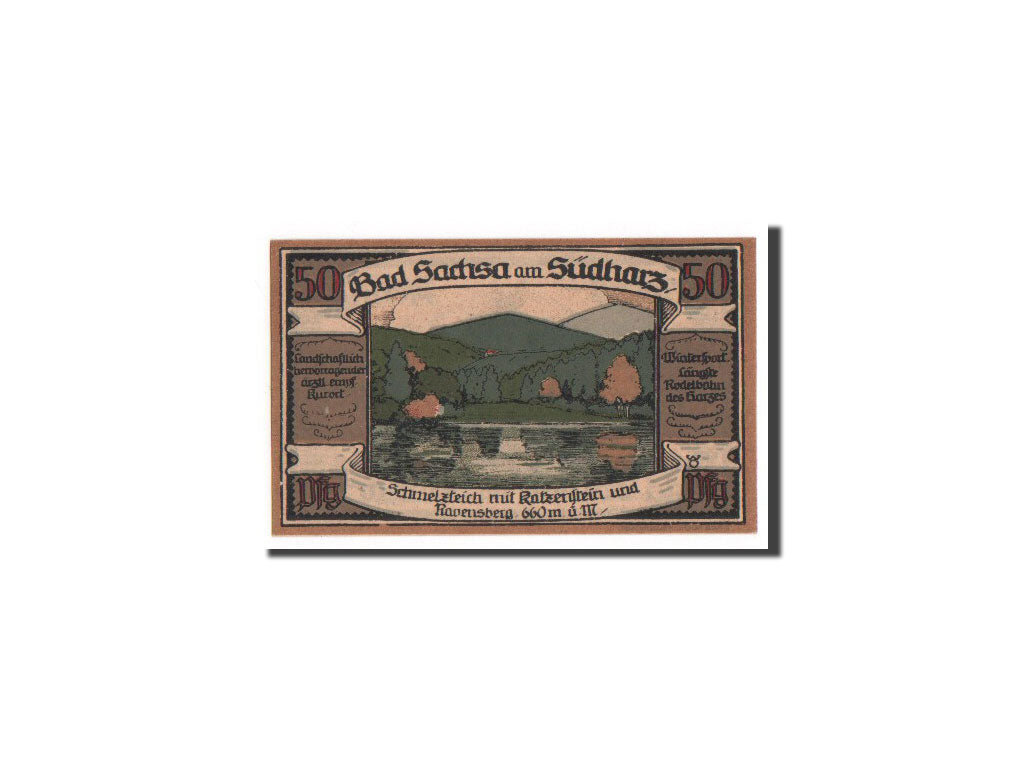Banknote, Germany, Sachsa, 50 Pfennig, 1921, UNC(65-70), Mehl:1157.2