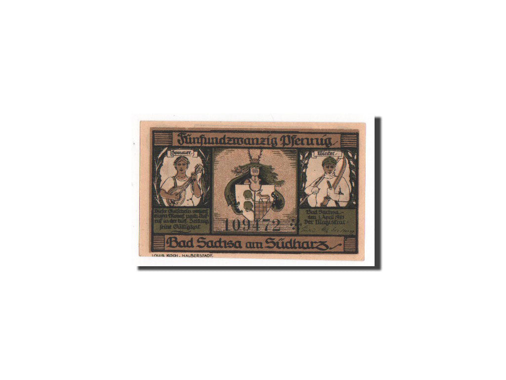 Banknote, Germany, Sachsa, 25 Pfennig, 1921, UNC(65-70), Mehl:1157.2