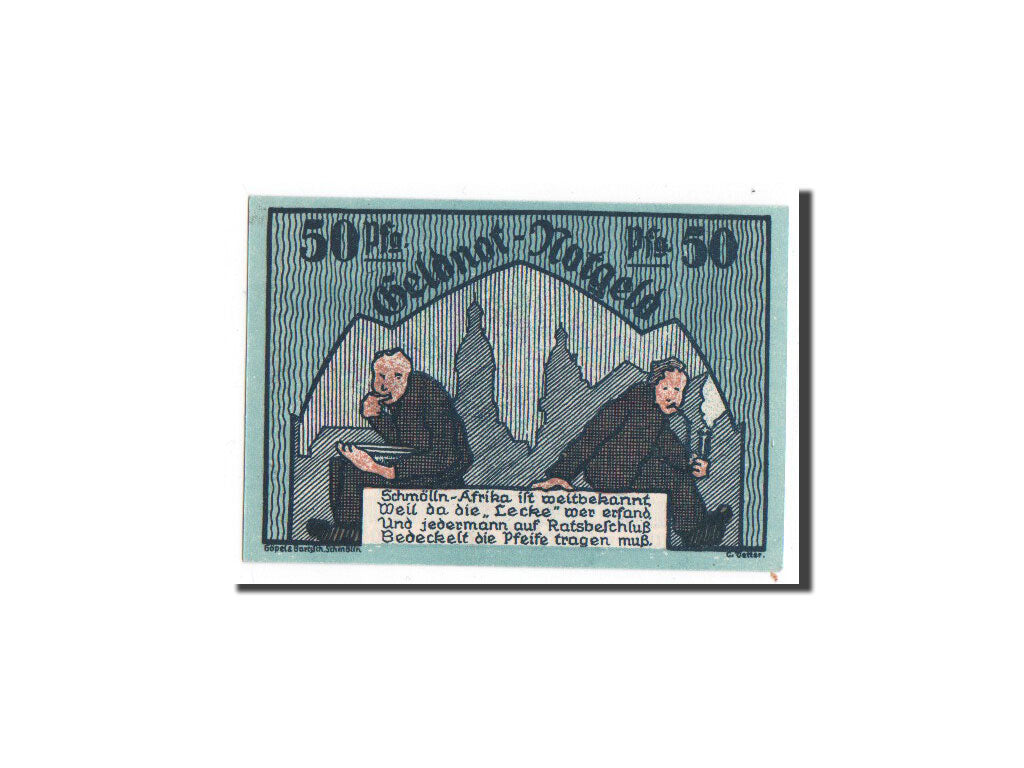 Banknote, Germany, Schmolln, 50 Pfennig, 1921, UNC(65-70), Mehl:1189.2