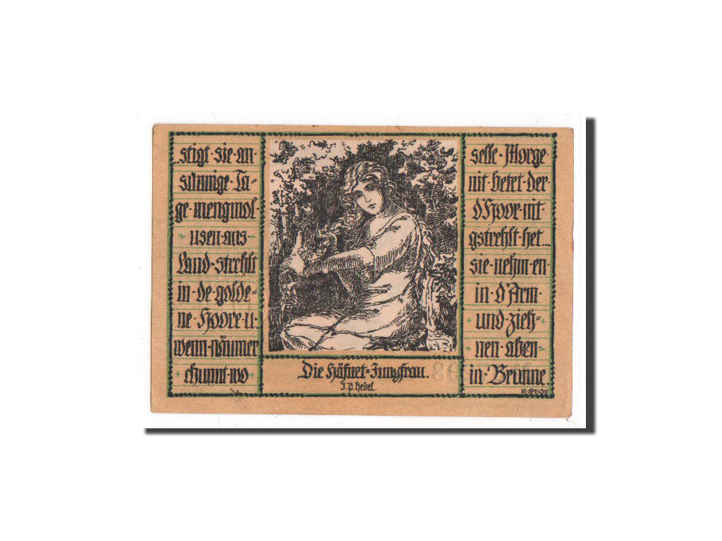 Banknote, Germany, Schopfheim Stadt, 50 Pfennig, 1921, UNC(65-70), Mehl:1201.1
