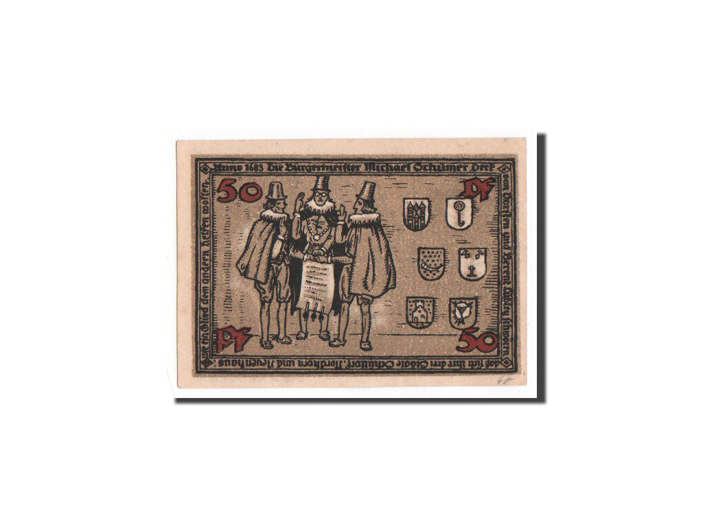 Banknote, Germany, Schuttorf, 50 Pfennig, 1921, UNC(65-70), Mehl:1202.1