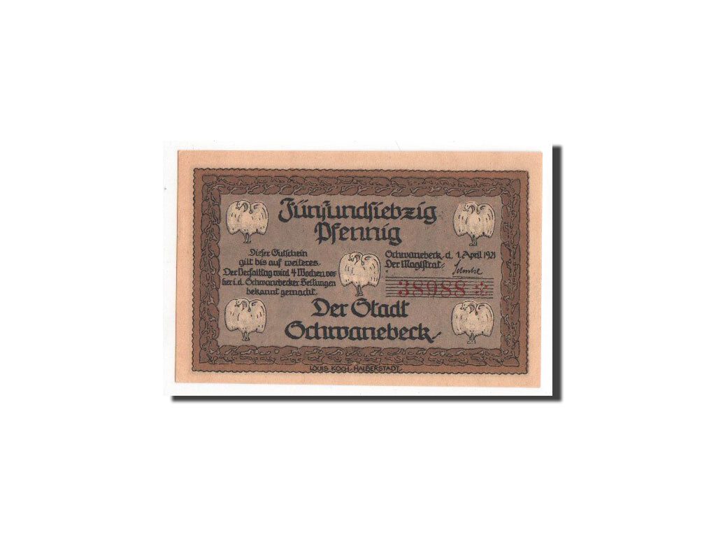 Banknote, Germany, Provinz Sachsen, 75 Pfennig, 1921, UNC(65-70), Mehl:1206.1