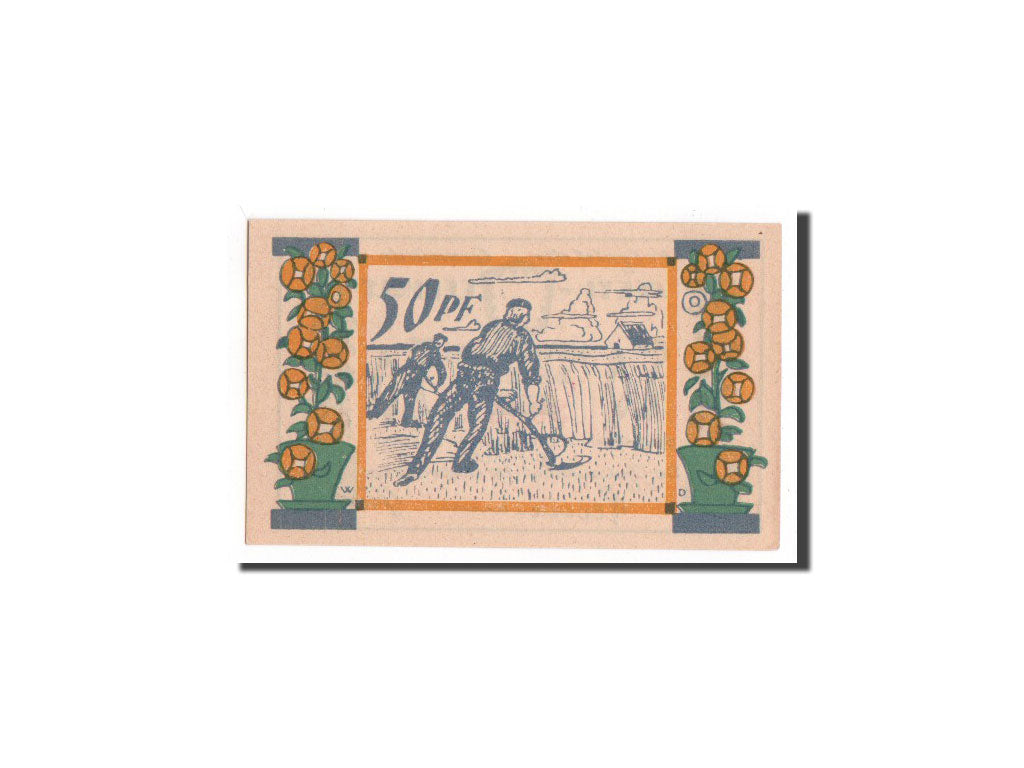 Banknote, Germany, Seeth Eckholt Gemeinde, 50 Pfennig, UNC(65-70), Mehl:1217.1a