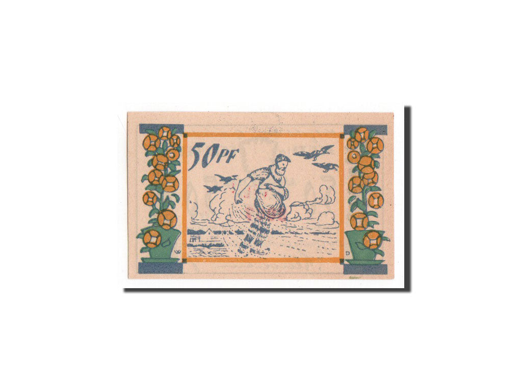 Banknote, Germany, Seeth Eckholt Gemeinde, 50 Pfennig, UNC(65-70), Mehl:1217.1a