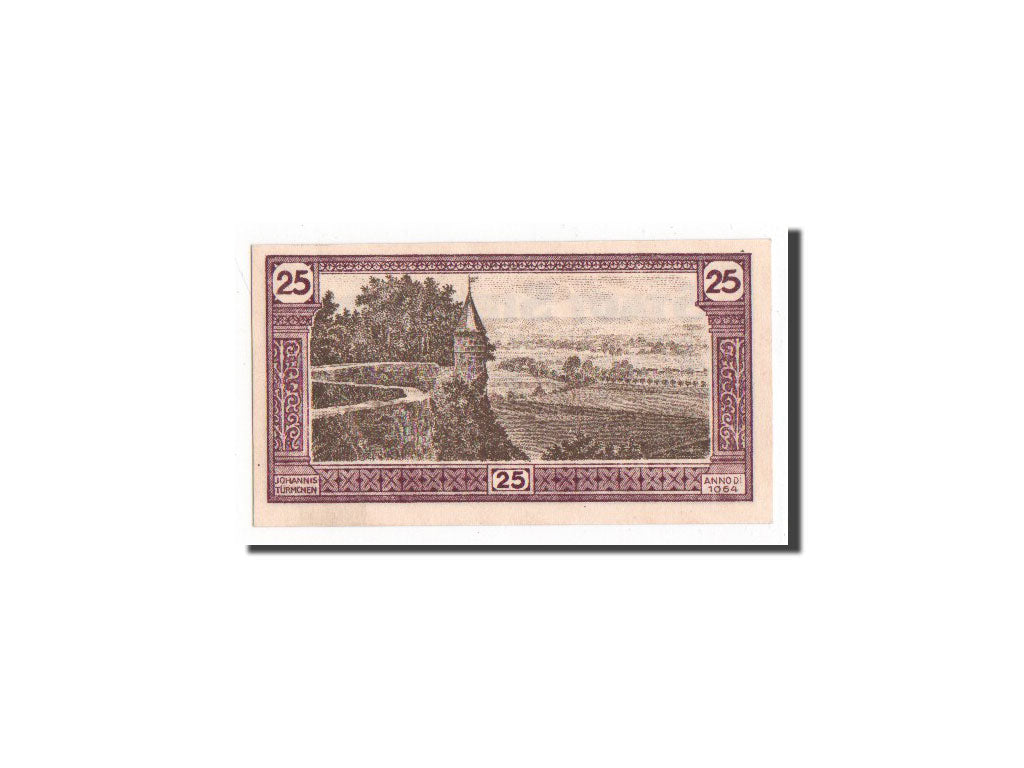 Banconote, Germania, Siegburg, 25 Pfennig, 1921, FDS, Mehl:1225.1