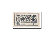 Banknote, Germany, Siegburg, 10 Pfennig, 1921, UNC(65-70), Mehl:1225.1