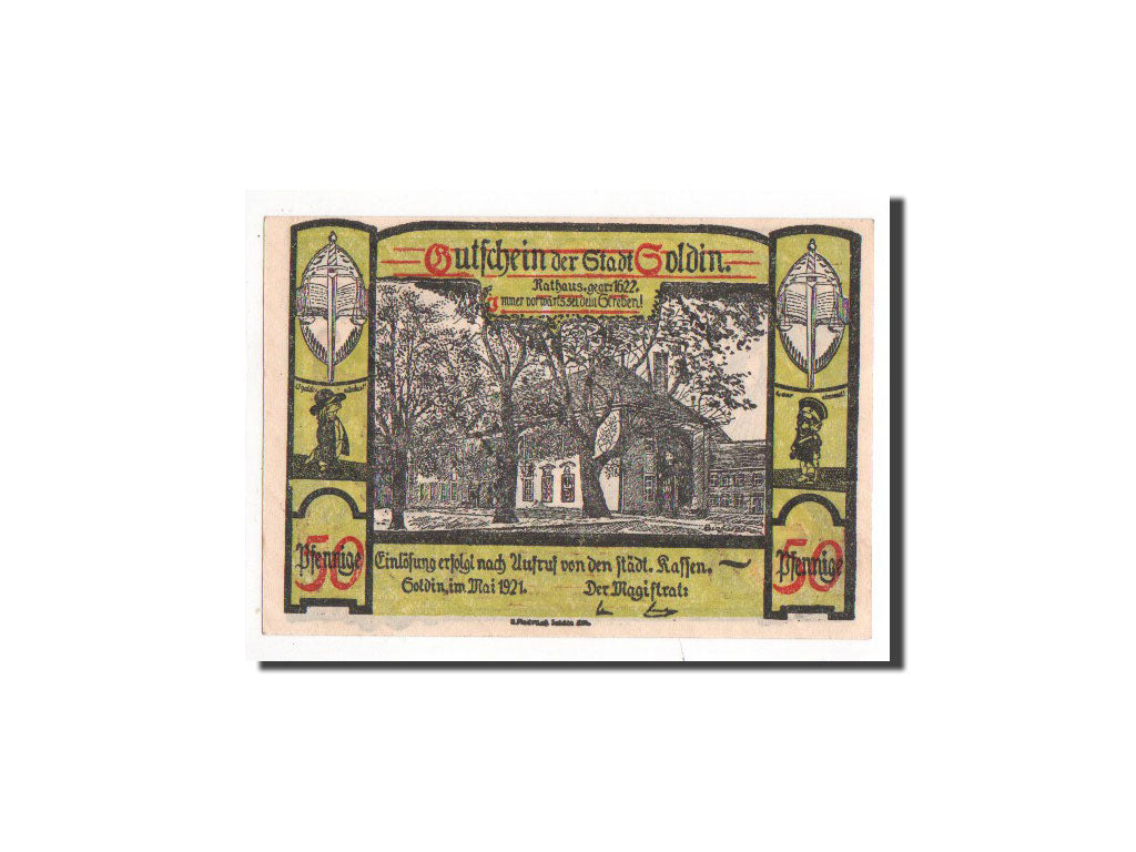 Banconote, Germania, Soldin, 50 Pfennig, 1921, 1921-05-01, FDS, Mehl:1235