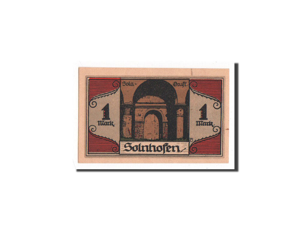 Banknote, Germany, Solnhofen Gemeinde, 1 Mark, 1921, UNC(65-70), Mehl:1236.1