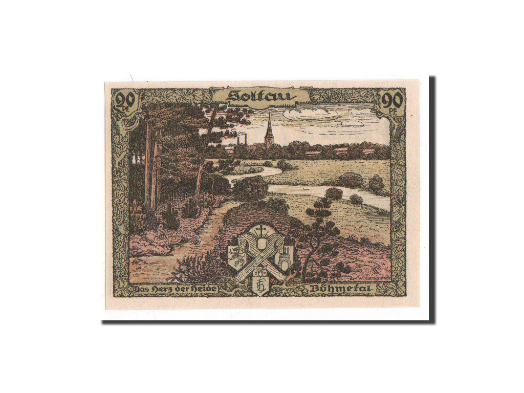 Banknote, Germany, Soltau Hannover, 90 Pfennig, UNC(65-70), Mehl:1238.1
