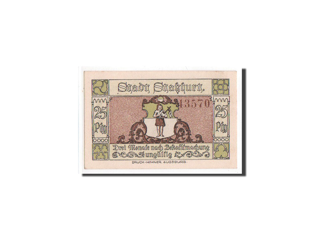 Banknote, Germany, Stassfurt, 25 Pfennig, 1921, UNC(65-70), Mehl:1256.1a