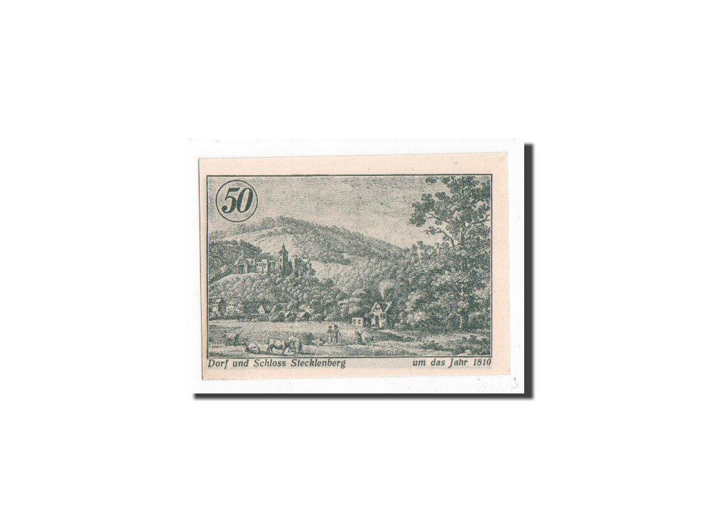 Banknote, Germany, Stecklenberg, 50 Pfennig, 1921, 1921-09-01, UNC(65-70)