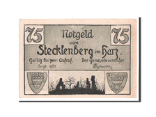 Banknote, Germany, Stecklenberg, 75 Pfennig, 1921, 1921-09-01, UNC(65-70)