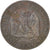 Moneta, Francia, Napoleon III, Napoléon III, 5 Centimes, 1855, Strasbourg, B+