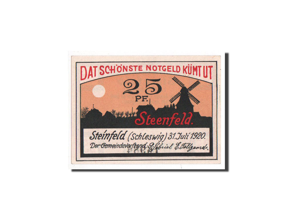 Banknote, Germany, Schleswig-Holstein, 25 Pfennig, 1920, UNC(65-70), Mehl:1262.4