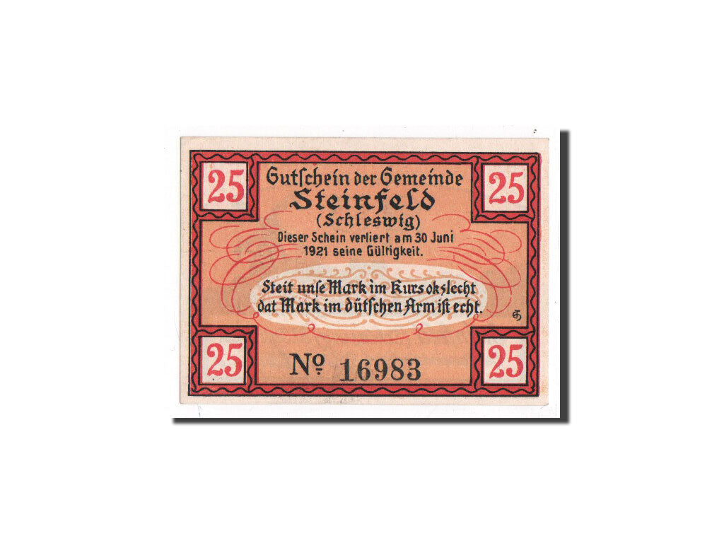 Banknote, Germany, Schleswig-Holstein, 25 Pfennig, 1920, UNC(65-70), Mehl:1262.4