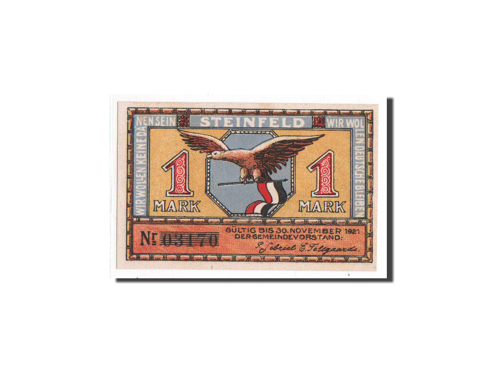 Banknote, Germany, Schleswig-Holstein, 1 Mark, UNC(65-70), Mehl:1262.6