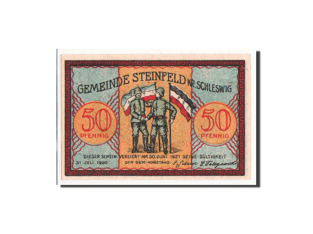 Banknote, Germany, Schleswig-Holstein, 50 Pfennig, 1920, UNC(65-70), Mehl:1262.3