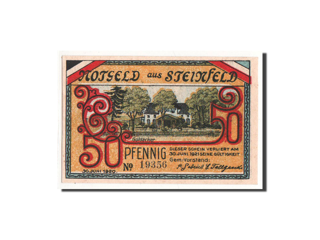 Banknote, Germany, Schleswig-Holstein, 50 Pfennig, 1920, UNC(65-70), Mehl:1262.1
