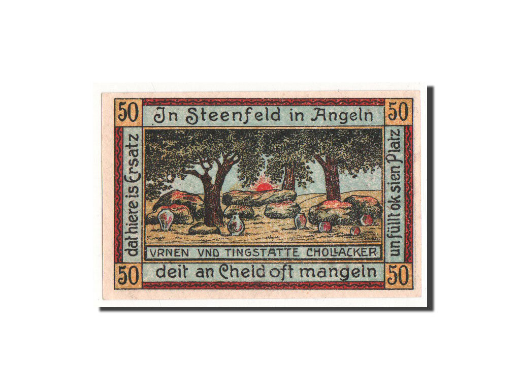 Banknote, Germany, Schleswig-Holstein, 50 Pfennig, 1920, UNC(65-70), Mehl:1262.1
