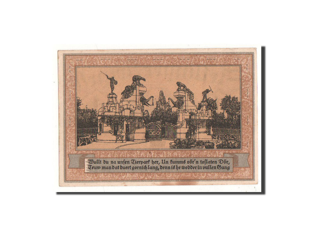 Banknote, Germany, Stellingen Gemeinde, 1 Mark, 1920, UNC(65-70), Mehl:1265.1