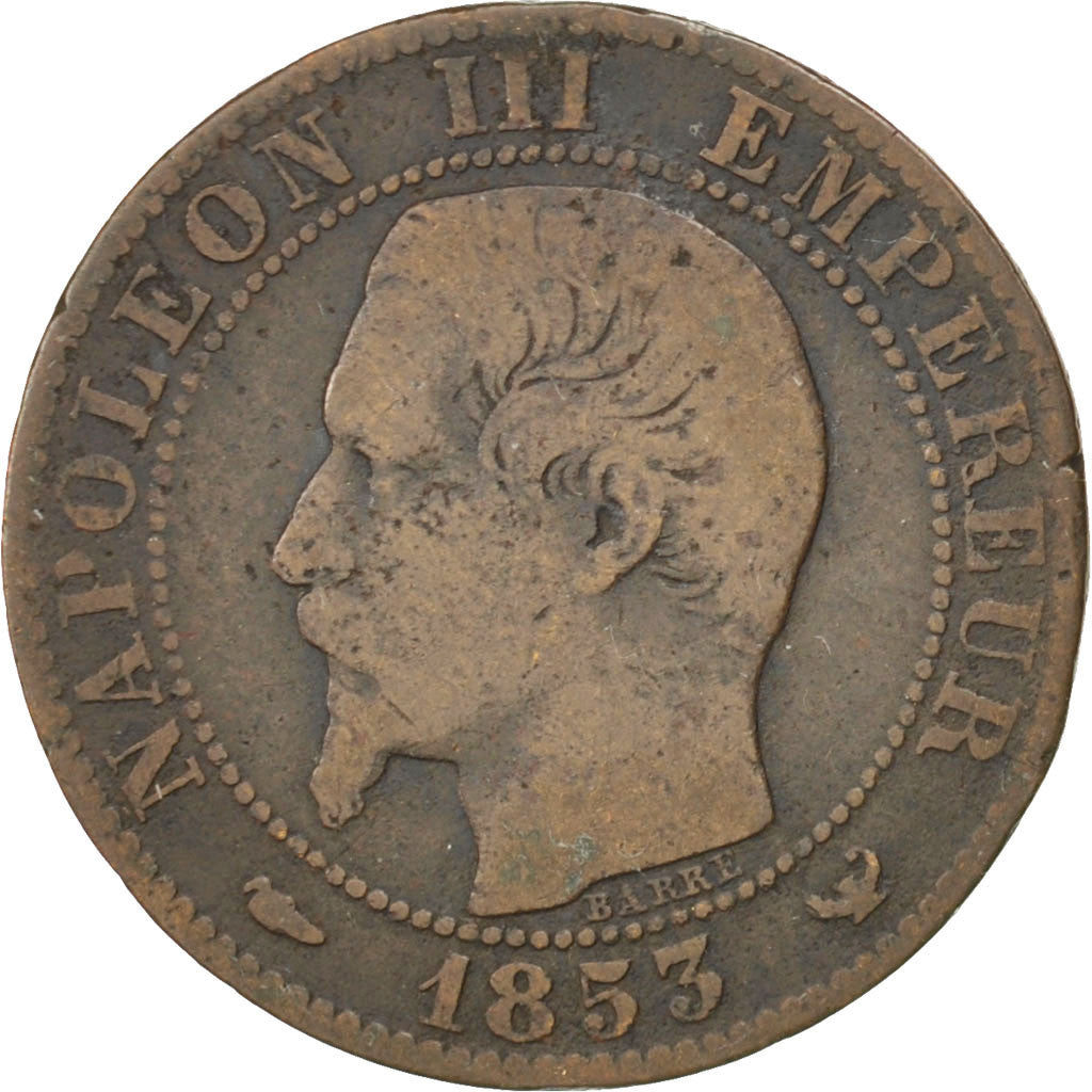 Münze, Frankreich, Napoleon III, Napoléon III, 5 Centimes, 1853, Lille, SGE+