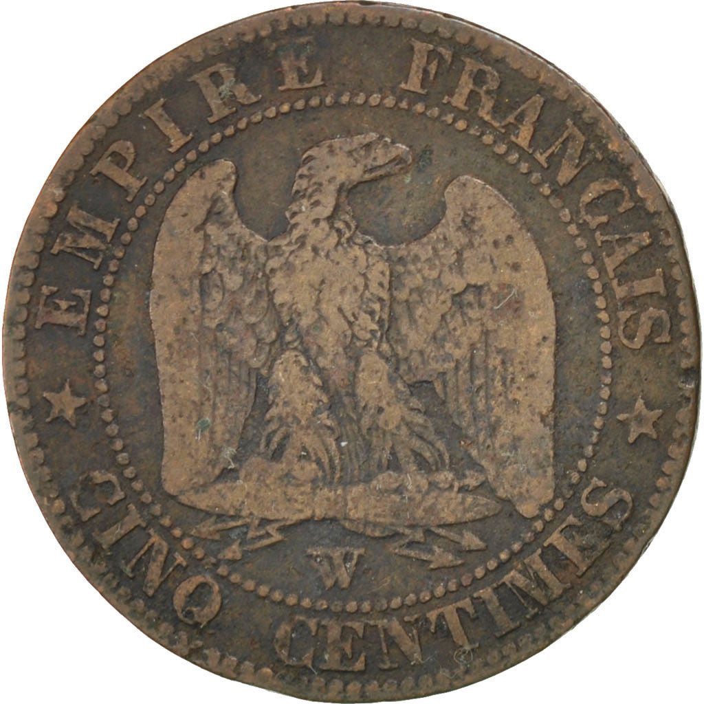Münze, Frankreich, Napoleon III, Napoléon III, 5 Centimes, 1853, Lille, SGE+
