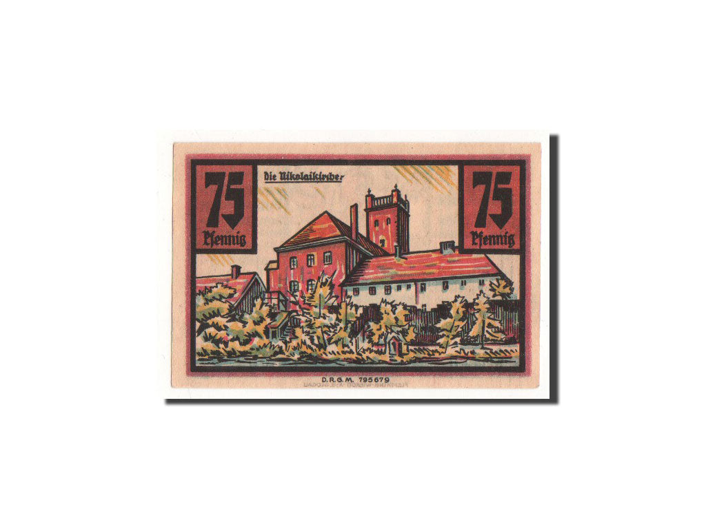 Banknote, Germany, Stolp, 75 Pfennig, O.D, N.D, UNC(65-70), Mehl:1275.1a