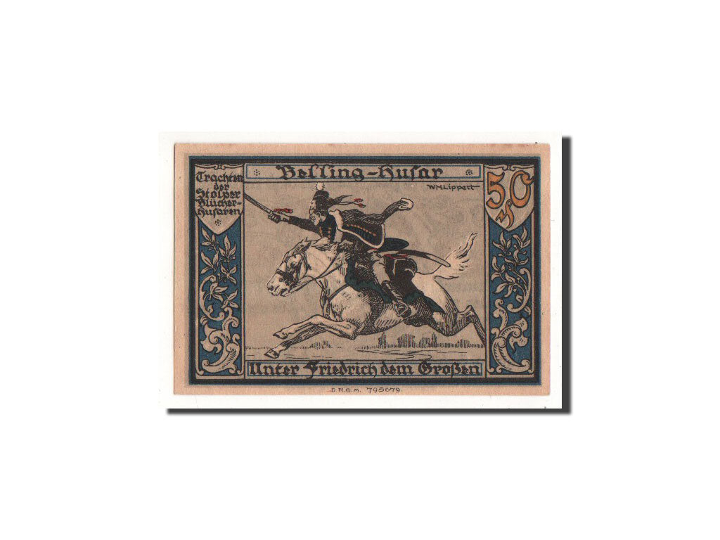 Banknote, Germany, Stolp, 50 Pfennig, O.D, Undated, UNC(65-70), Mehl:1275.3a