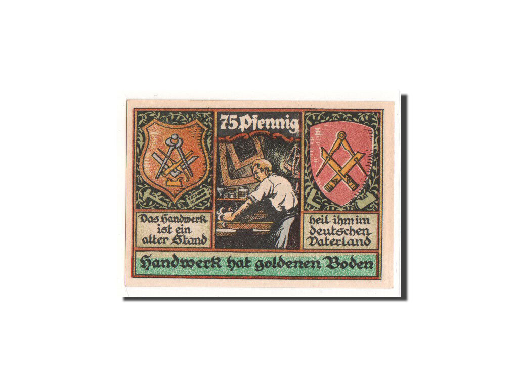 Banknote, Germany, Stolzenau a.d Weser, 75 Pfennig, 1921, 1921-11-15